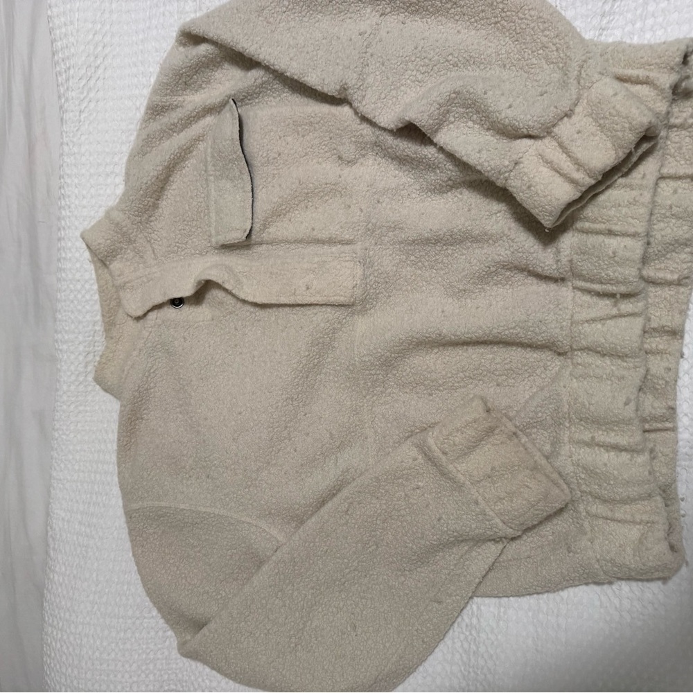 Closed Cream Textured Jacket - image 1